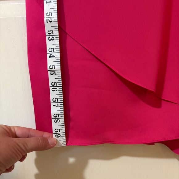 Elegant Pink One-Shoulder Dress - Picture 6 of 13